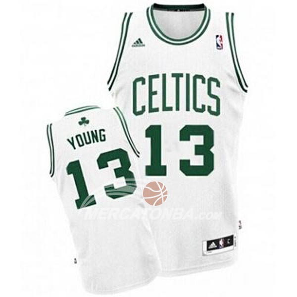 Maglia NBA Young Boston Celtics Blanco